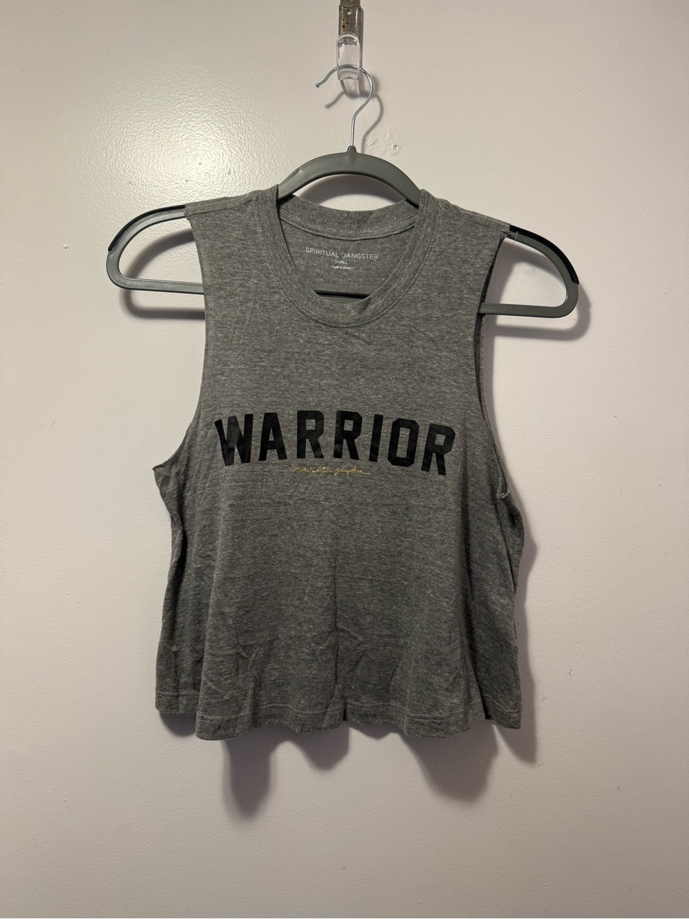 Spiritual gangster “Warrior” crop top